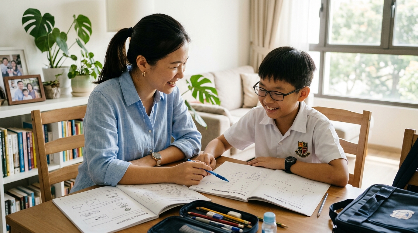 1-on-1 Singapore home tuition session